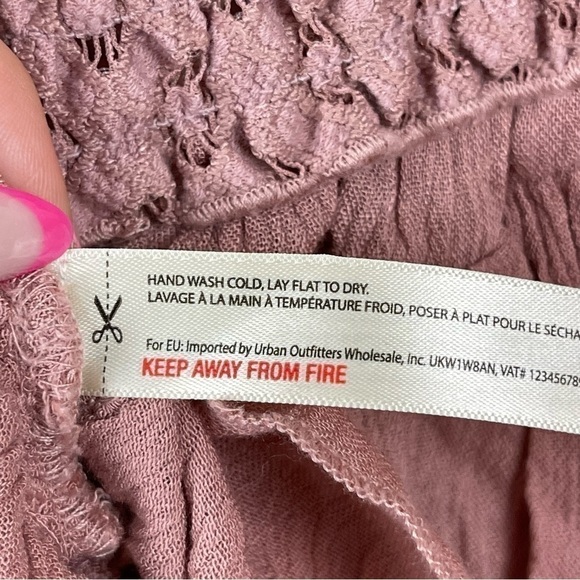 Free People Adella Mauve Lace Trim Camisole Size Small Women - Picture 10 of 13